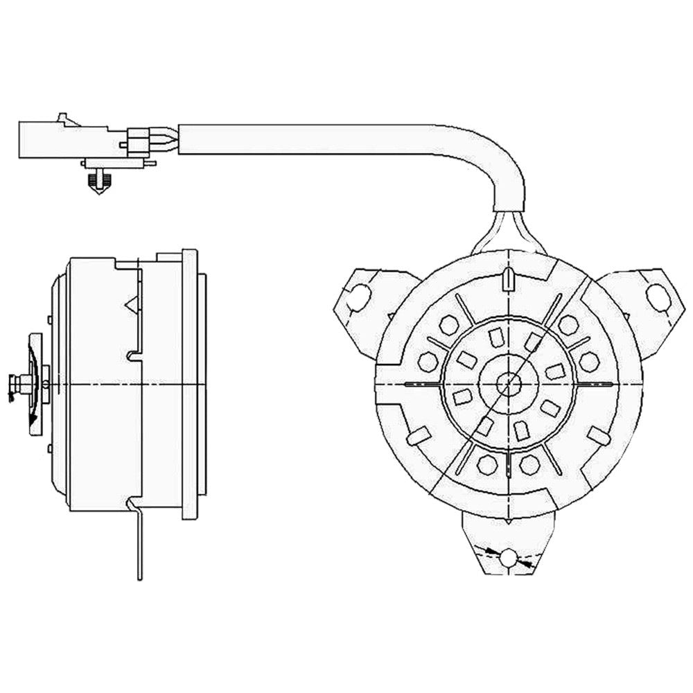 Global Parts Distributors LLC Engine Cooling Fan Motor 630330