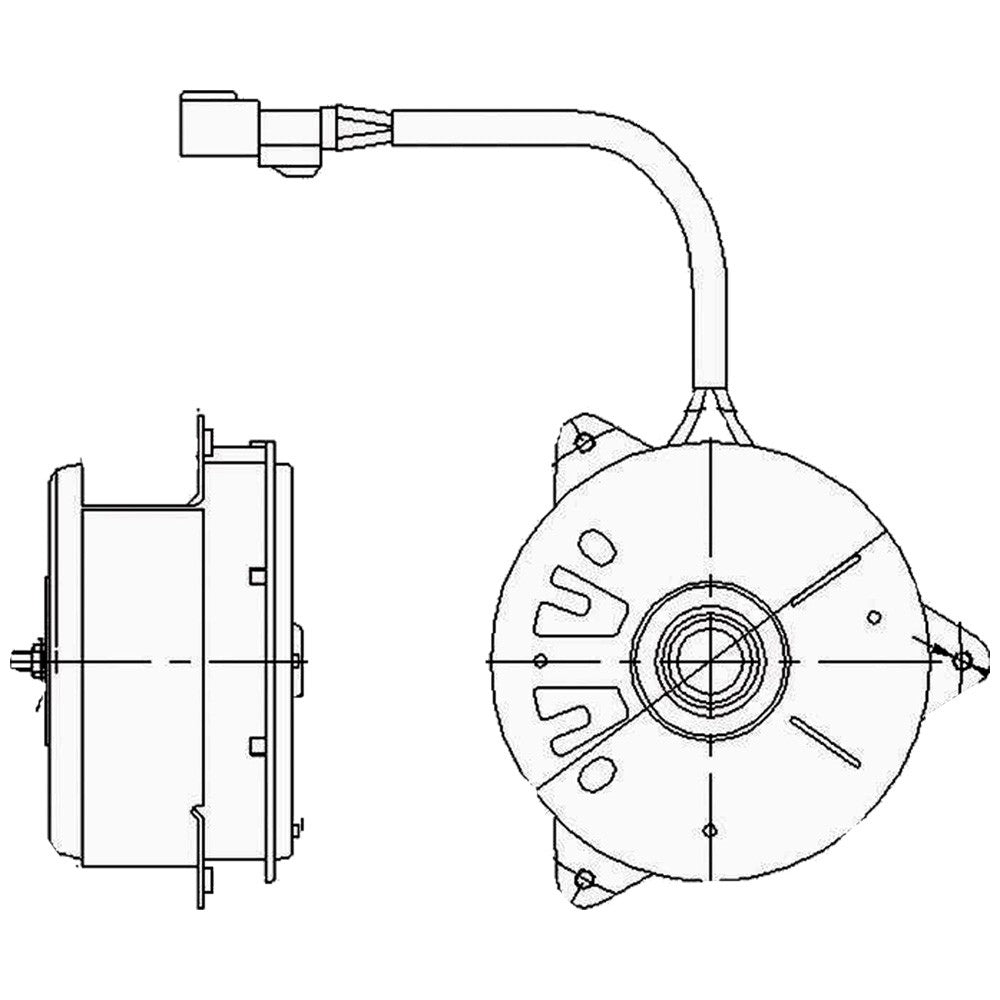 Global Parts Distributors LLC Engine Cooling Fan Motor 631000