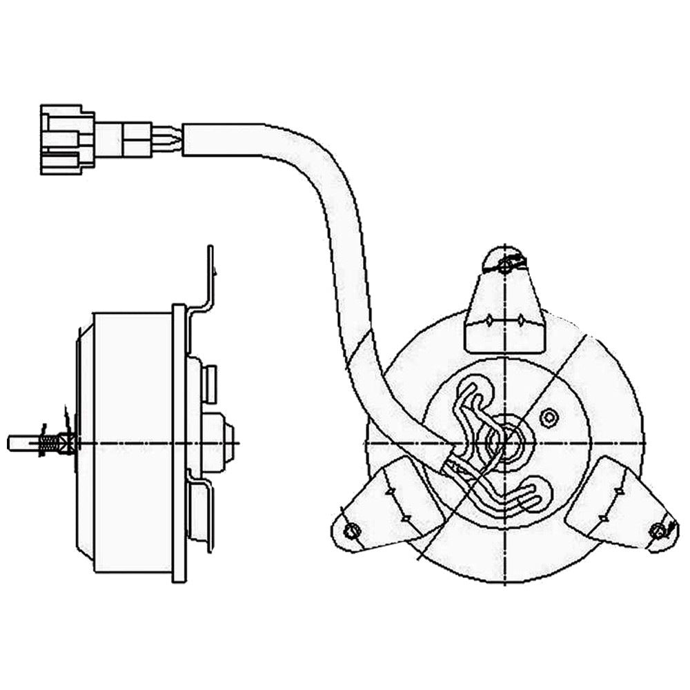 Global Parts Distributors LLC Engine Cooling Fan Motor 631210