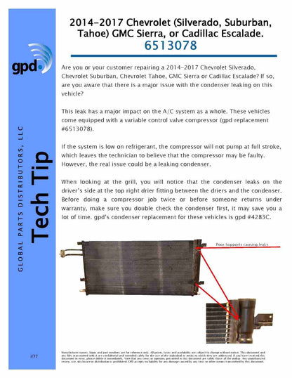 Global Parts Distributors LLC A/C Compressor 9611268