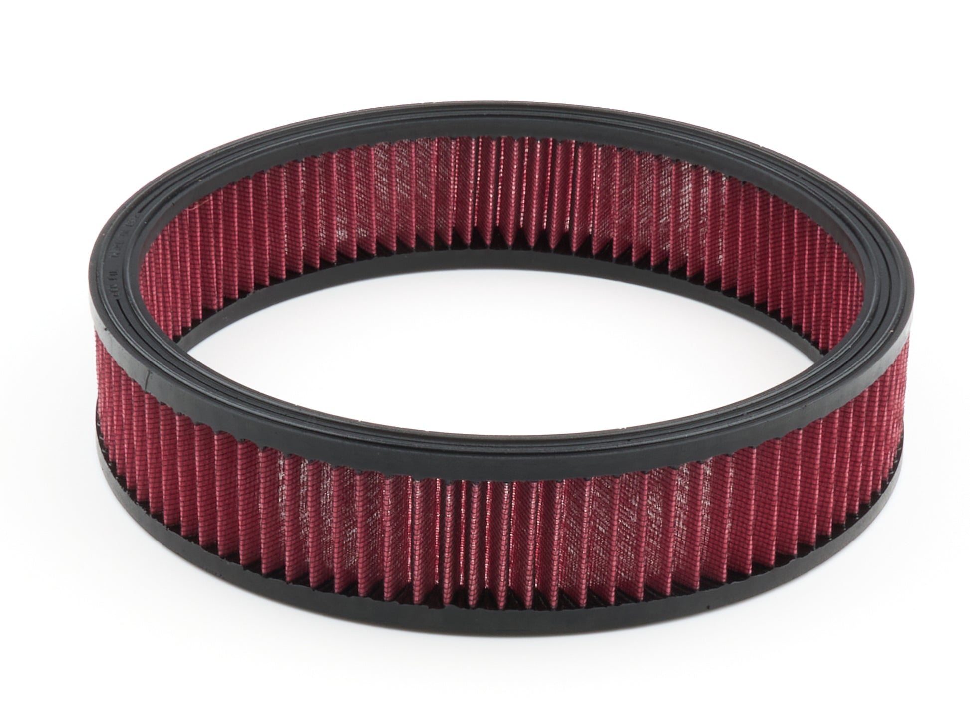 GREEN FILTER 14in x 3in Round Air Filter Red Air and Fuel Air Cleaners, Filters, Intakes and Components main image