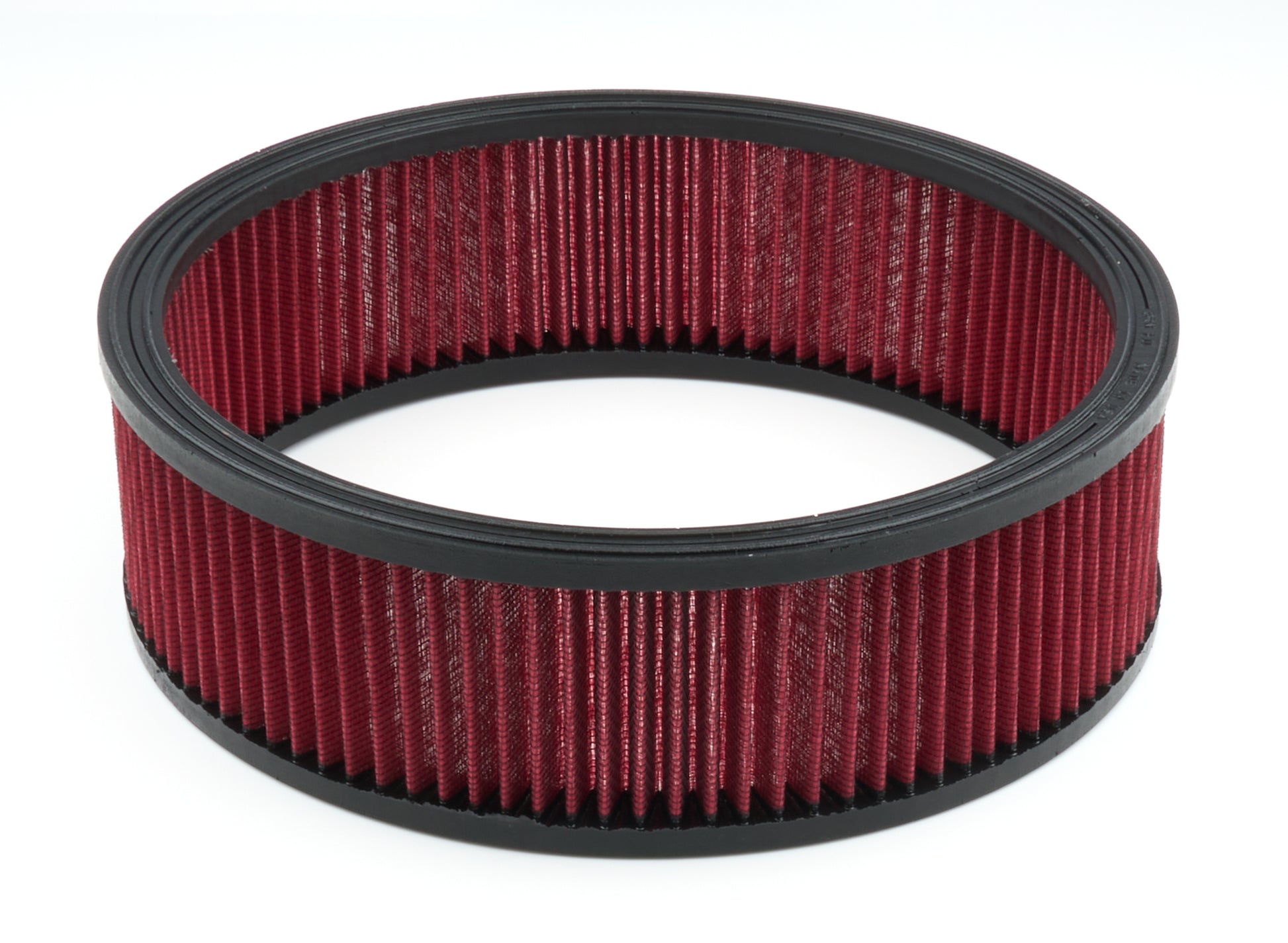 GREEN FILTER 14in x 4in Round Air Filter Red Air and Fuel Air Cleaners, Filters, Intakes and Components main image