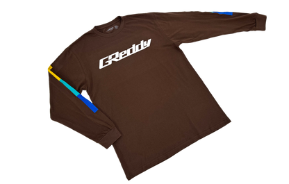 GReddy OG Long Sleeve Tee - Chestnut