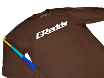 GReddy OG Long Sleeve Tee - Chestnut