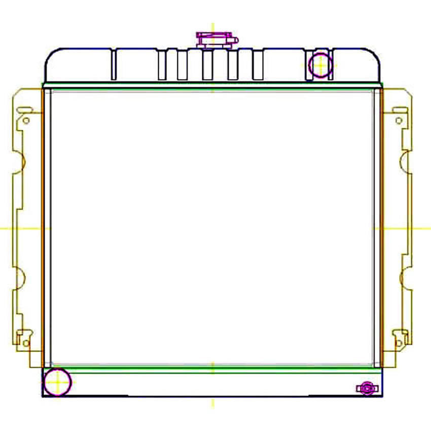 GRIFFIN Radiator 70-78 Mopar B-Body main image