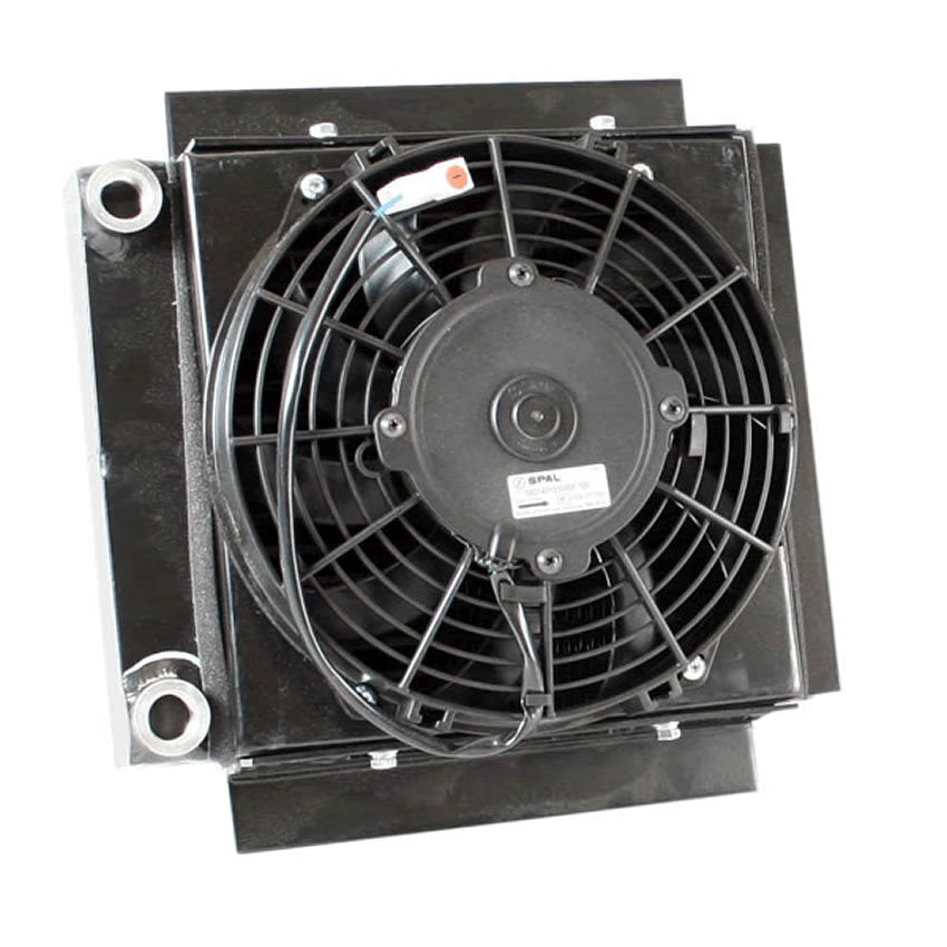 Griffin Fluid Cooler w/Fan 9.5in x 9.5in x 3in Oil and Fluid Coolers Fluid Coolers main image