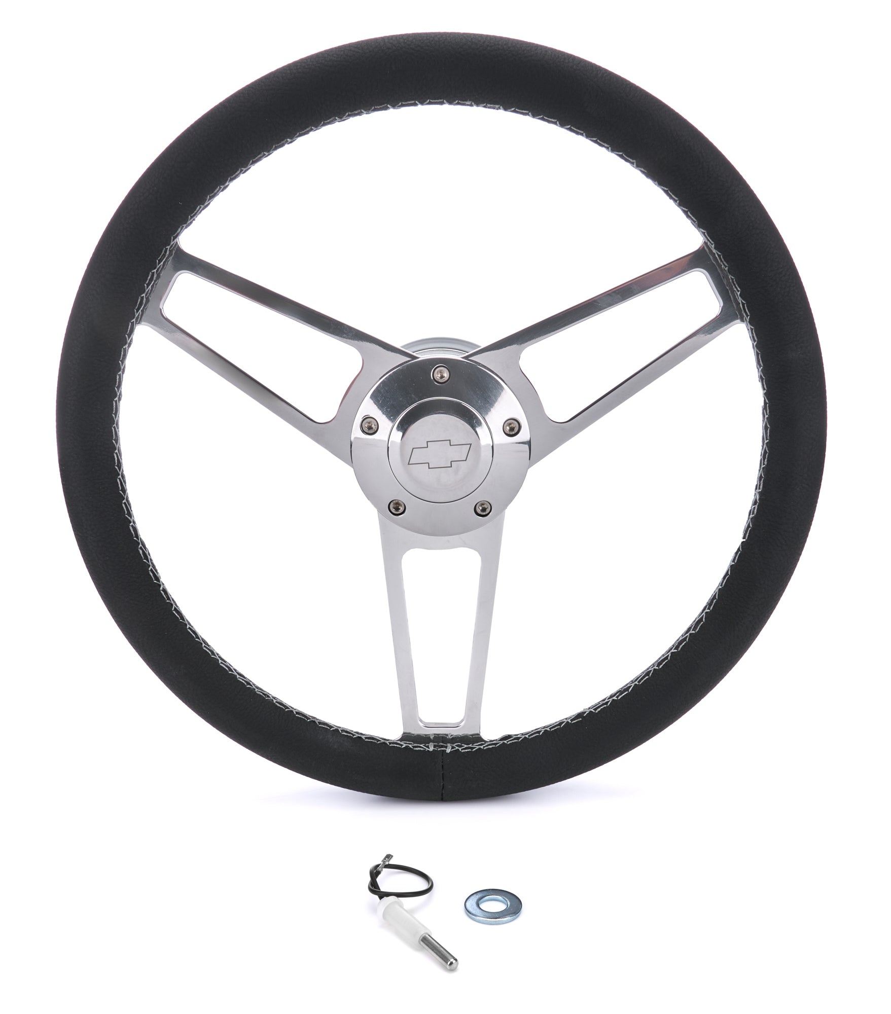 GRANT Billet Classic Series Black Wheel Chevy Logo Steering and Components Steering Wheels and Components main image