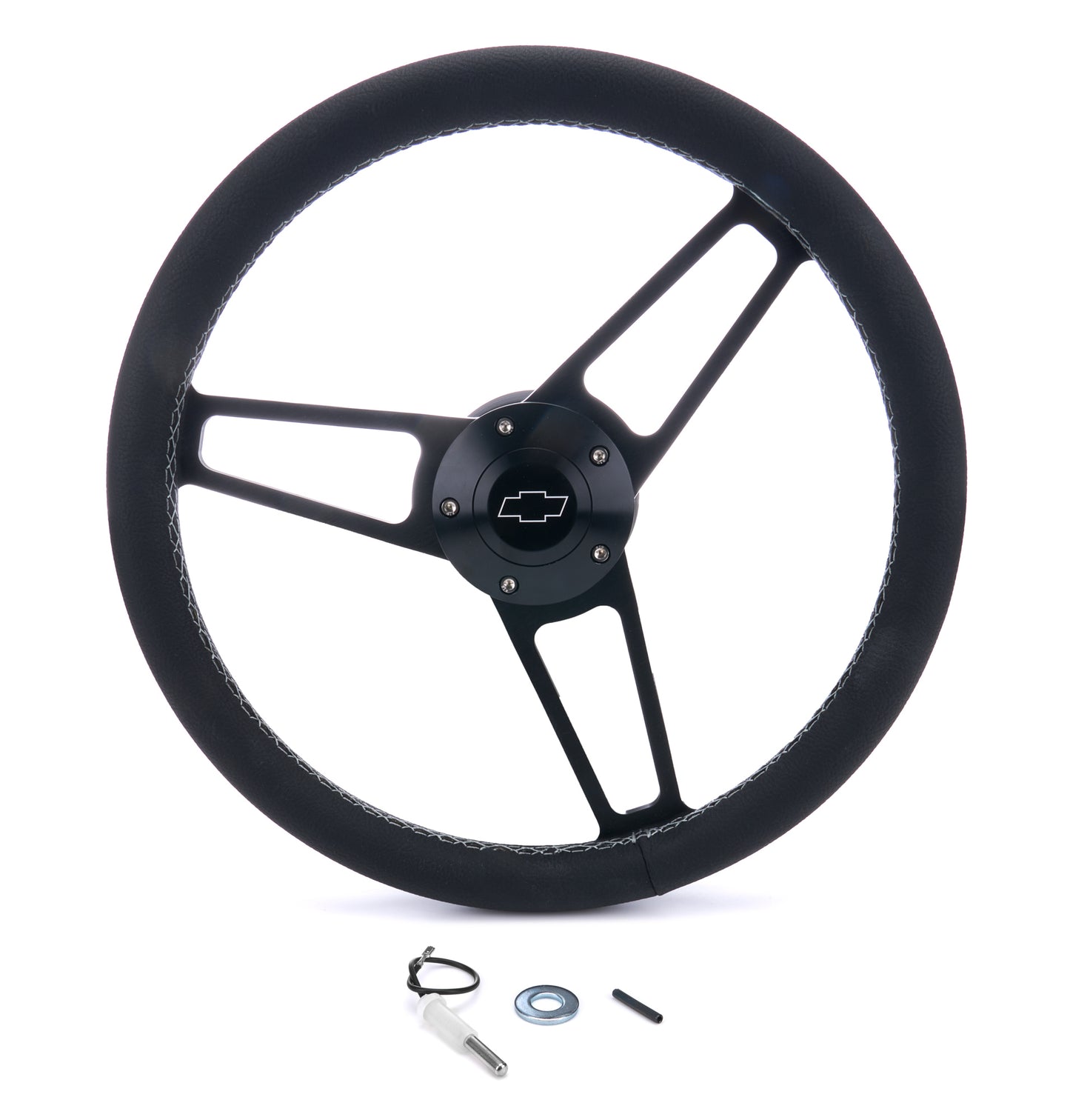 GRANT Billet Classic Series Black Wheel Chevy Logo Steering and Components Steering Wheels and Components main image