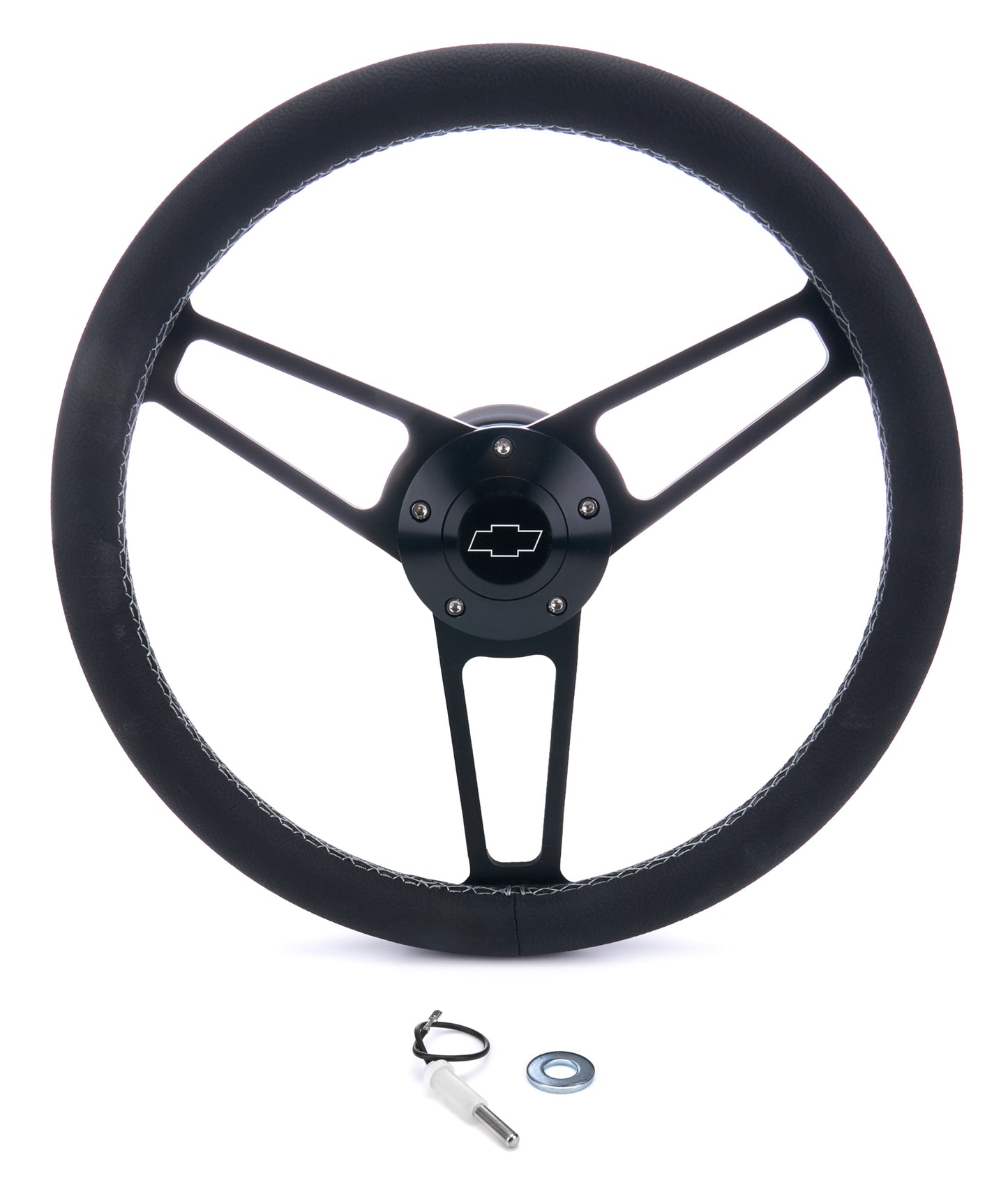 GRANT Billet Classic Series Black Wheel Chevy Logo Steering and Components Steering Wheels and Components main image