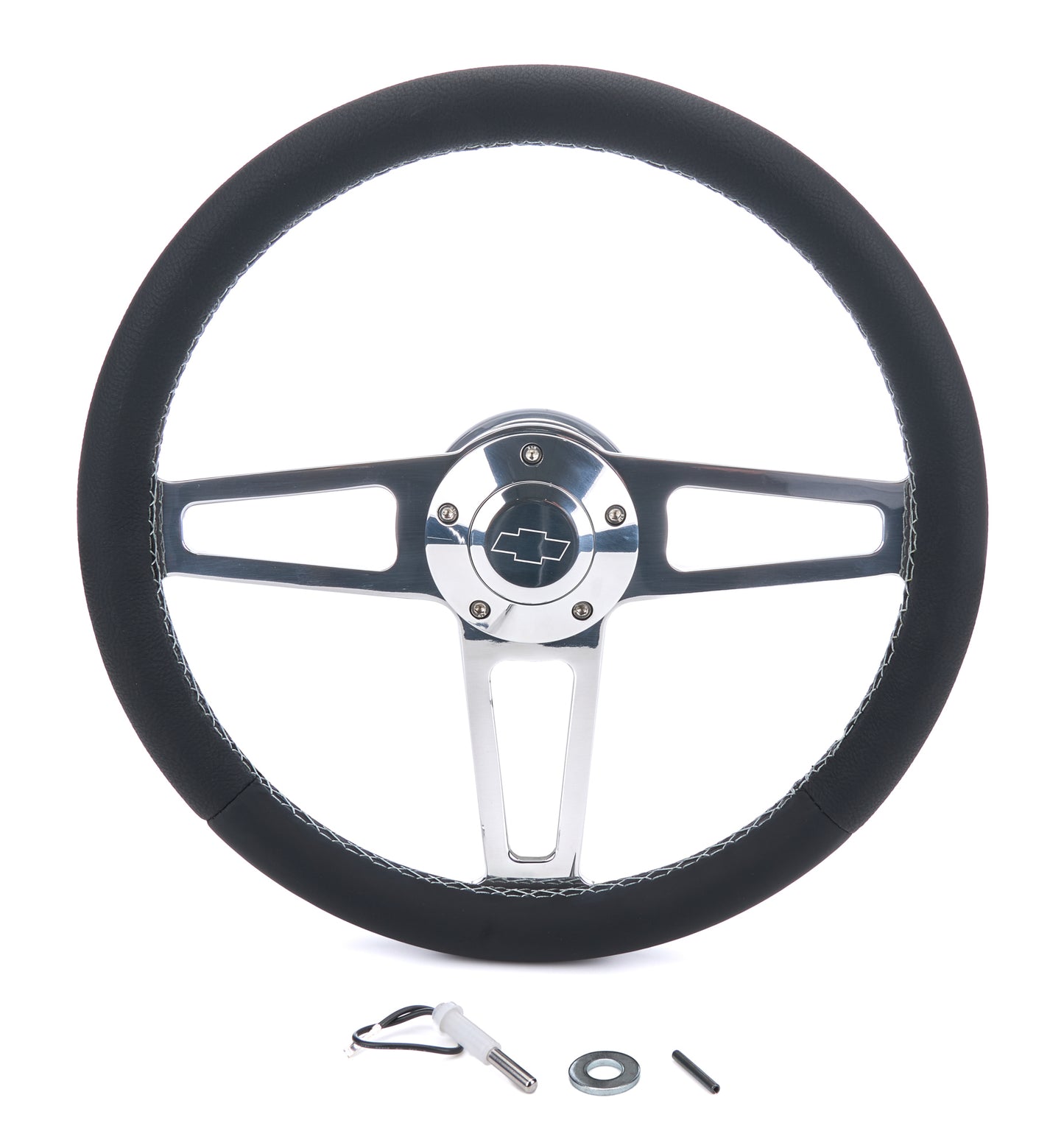 GRANT Billet Classic Series Black Wheel Chevy Logo Steering and Components Steering Wheels and Components main image