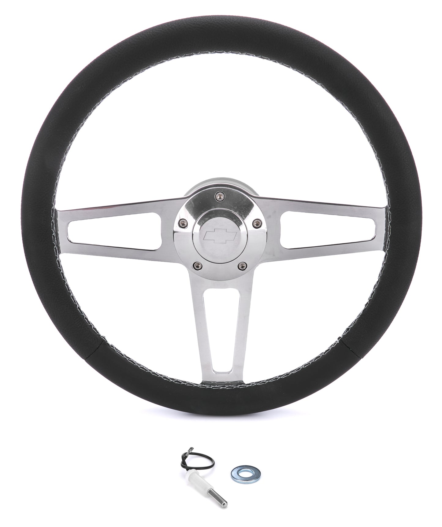 GRANT Billet Classic Series Black Wheel Chevy Logo Steering and Components Steering Wheels and Components main image