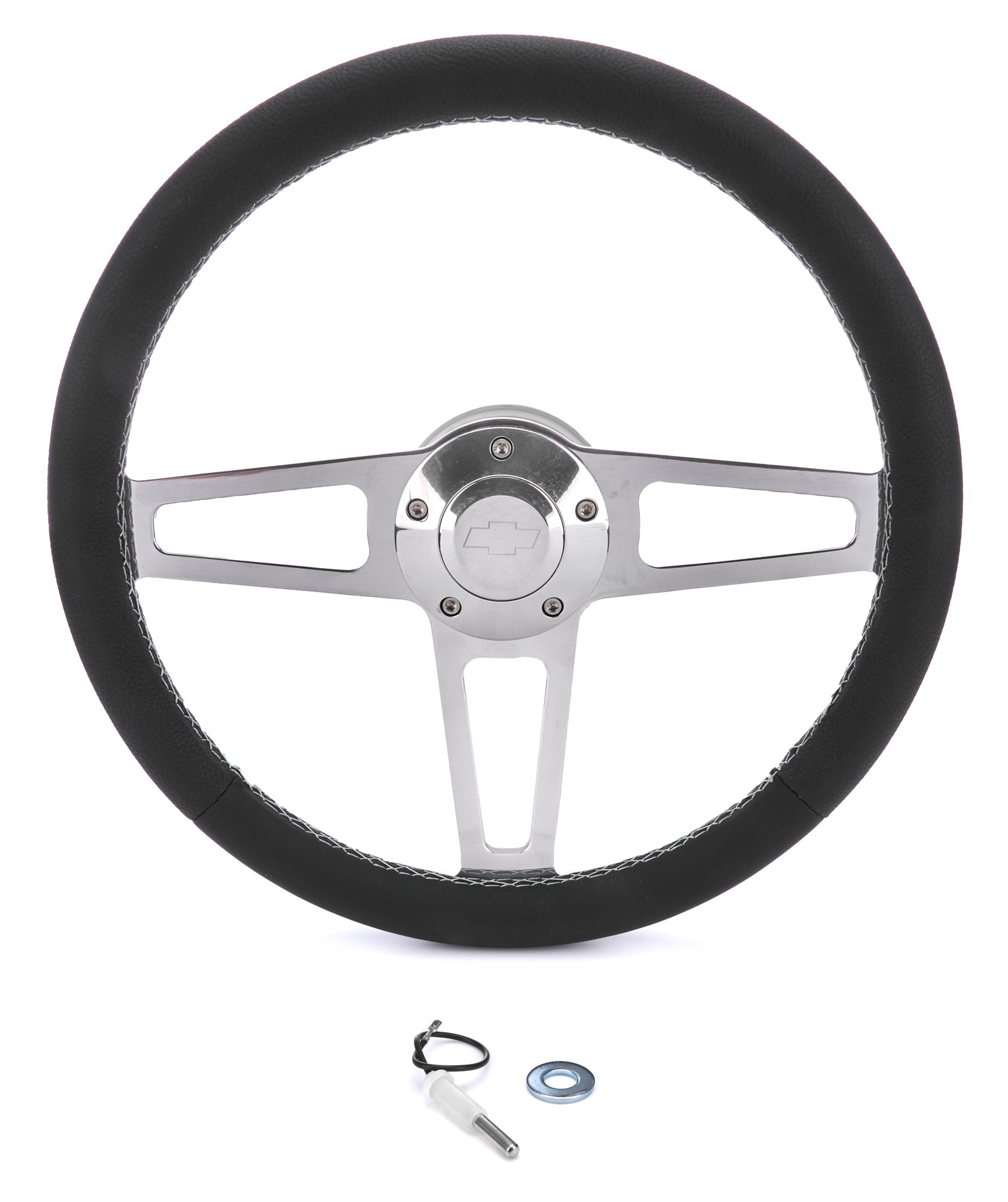 GRANT Billet Classic Series Black Wheel Chevy Logo Steering and Components Steering Wheels and Components main image