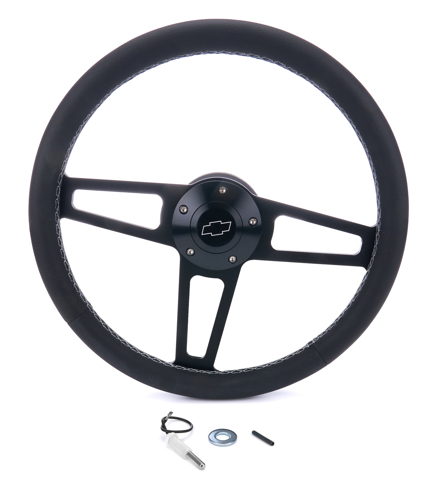 GRANT Billet Classic Series Black Wheel Chevy Logo Steering and Components Steering Wheels and Components main image