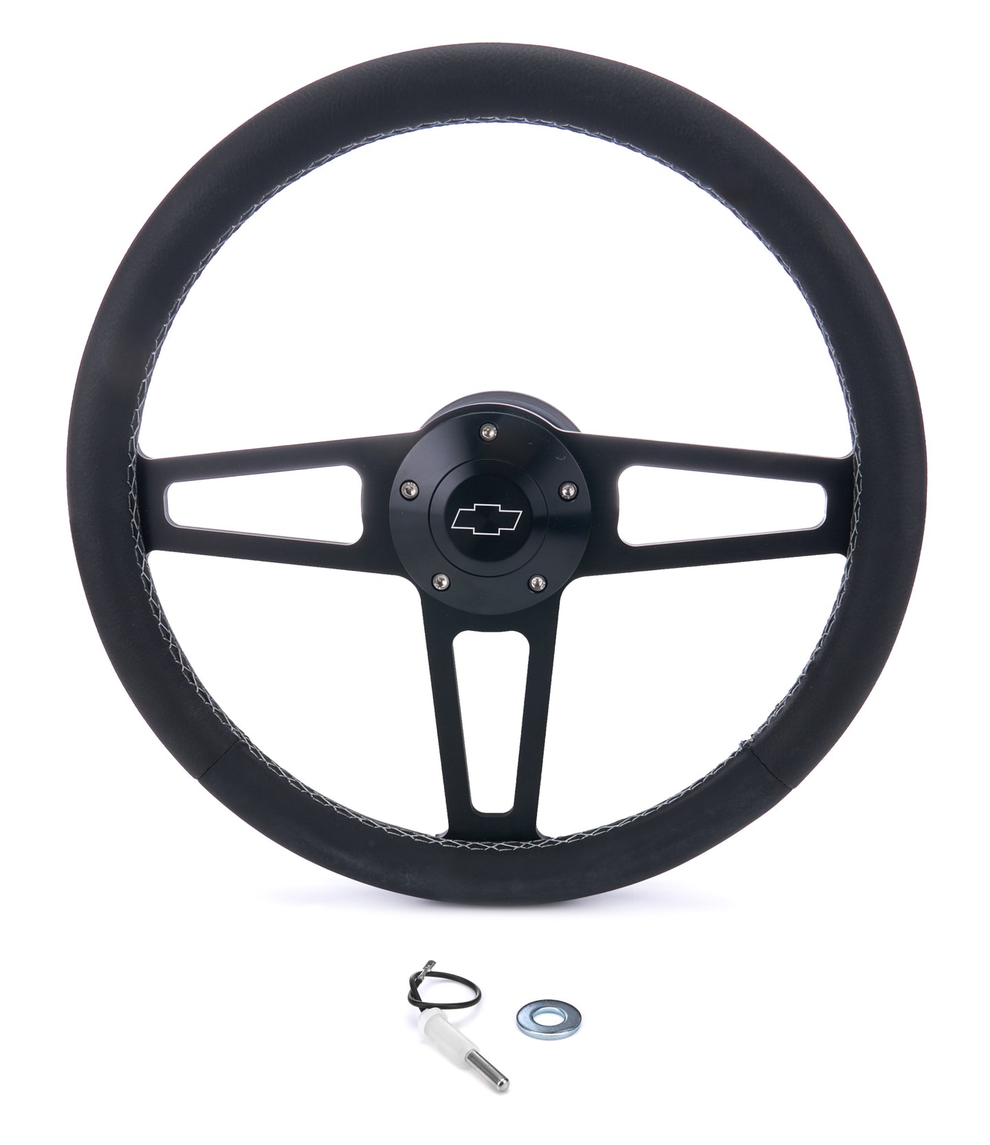 GRANT Billet Classic Series Black Wheel Chevy Logo Steering and Components Steering Wheels and Components main image