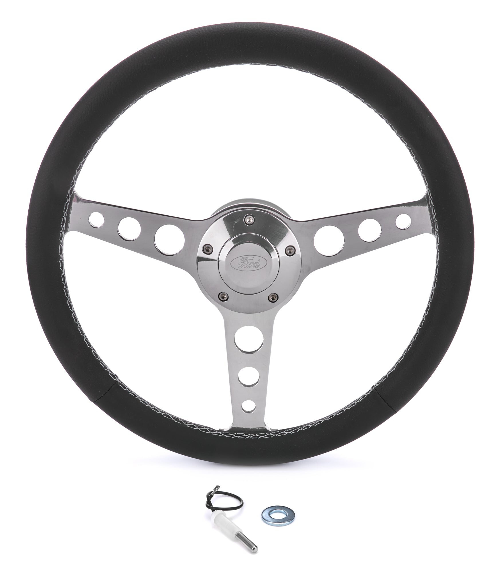 GRANT Billet Classic Series Black Wheel Chevy Logo Steering and Components Steering Wheels and Components main image