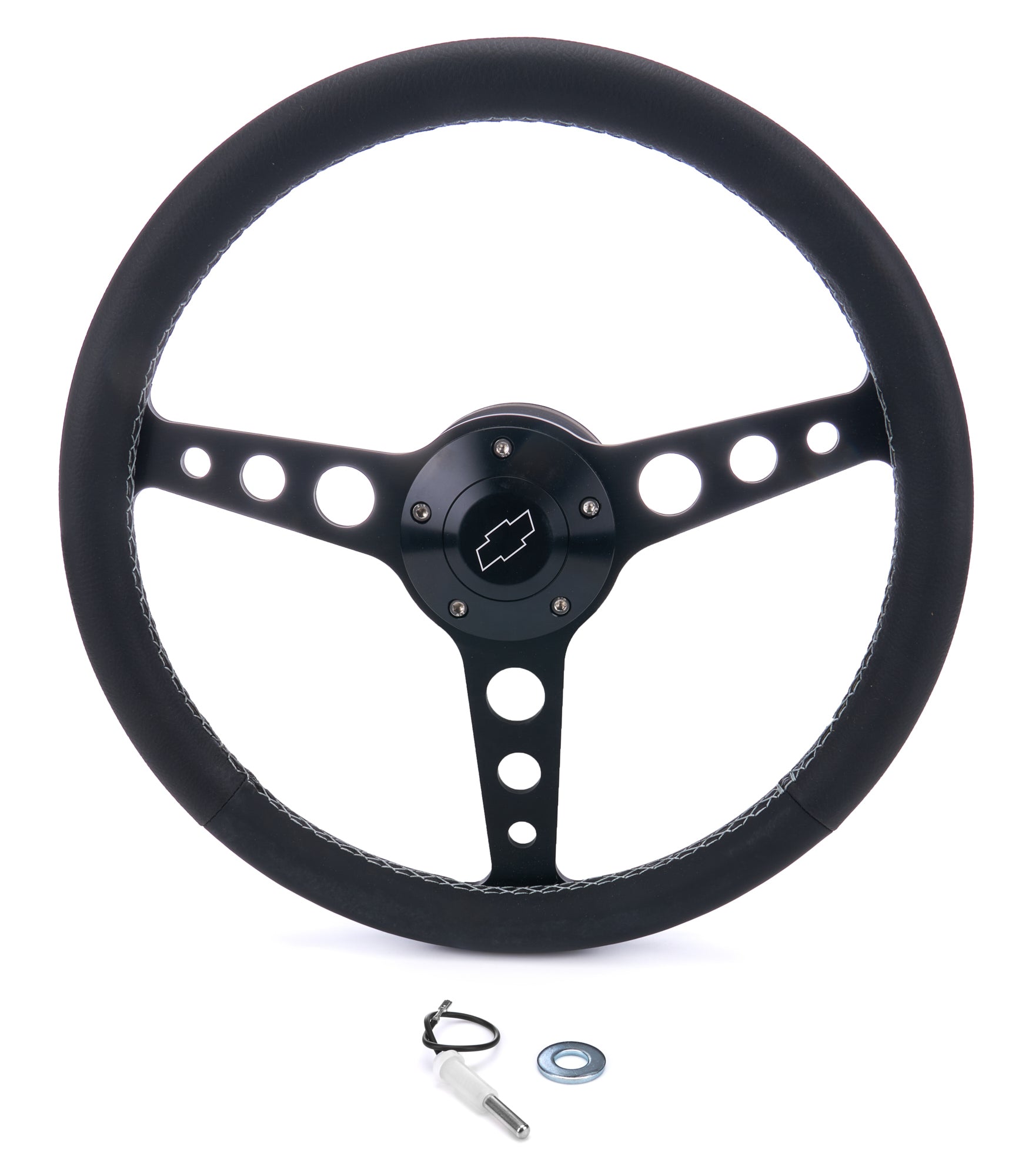GRANT Billet Classic Series Black Wheel Chevy Logo Steering and Components Steering Wheels and Components main image
