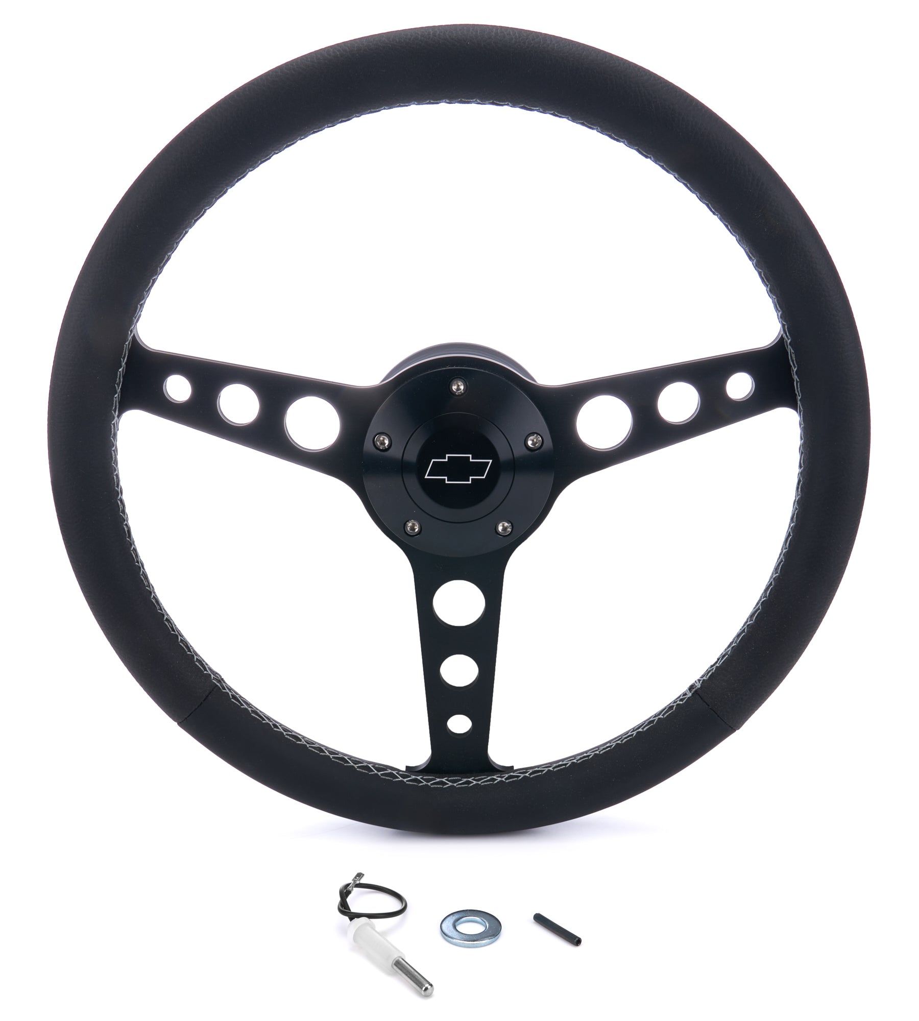 GRANT Billet Classic Series Black Wheel Chevy Logo Steering and Components Steering Wheels and Components main image