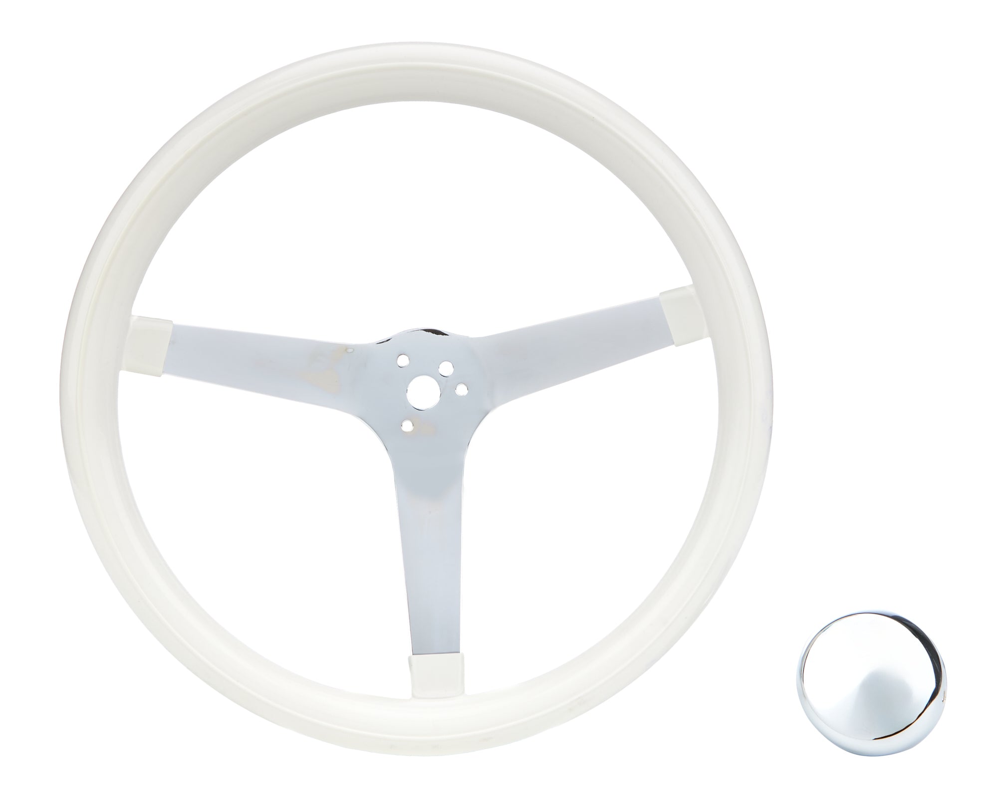 Grant Classic Wheel White Grip  Steering Wheels and Components Steering Wheels and Components main image