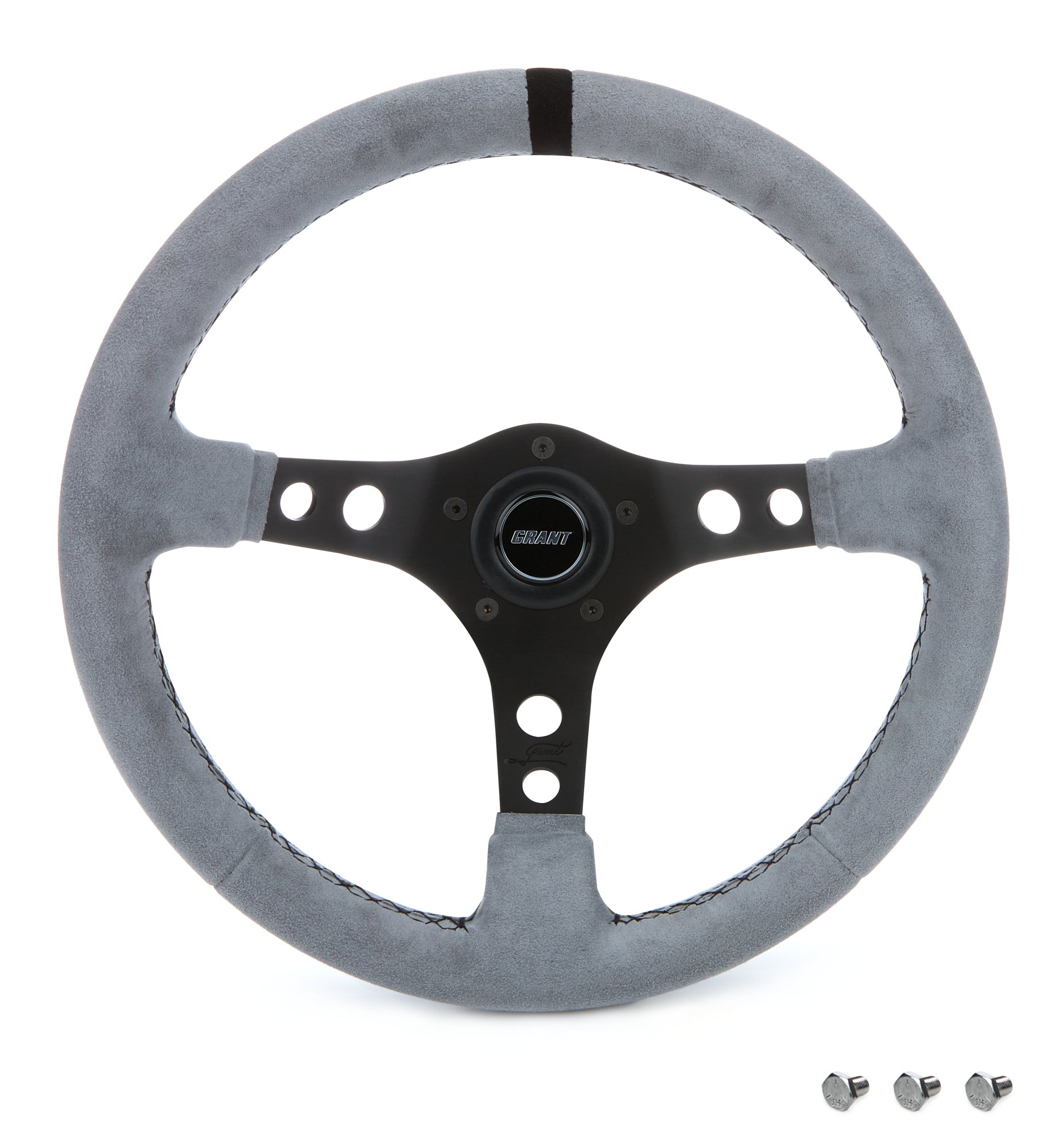 Grant Ultrasuede Steering Wheel Race Gray Steering Wheels and Components Steering Wheels and Components main image