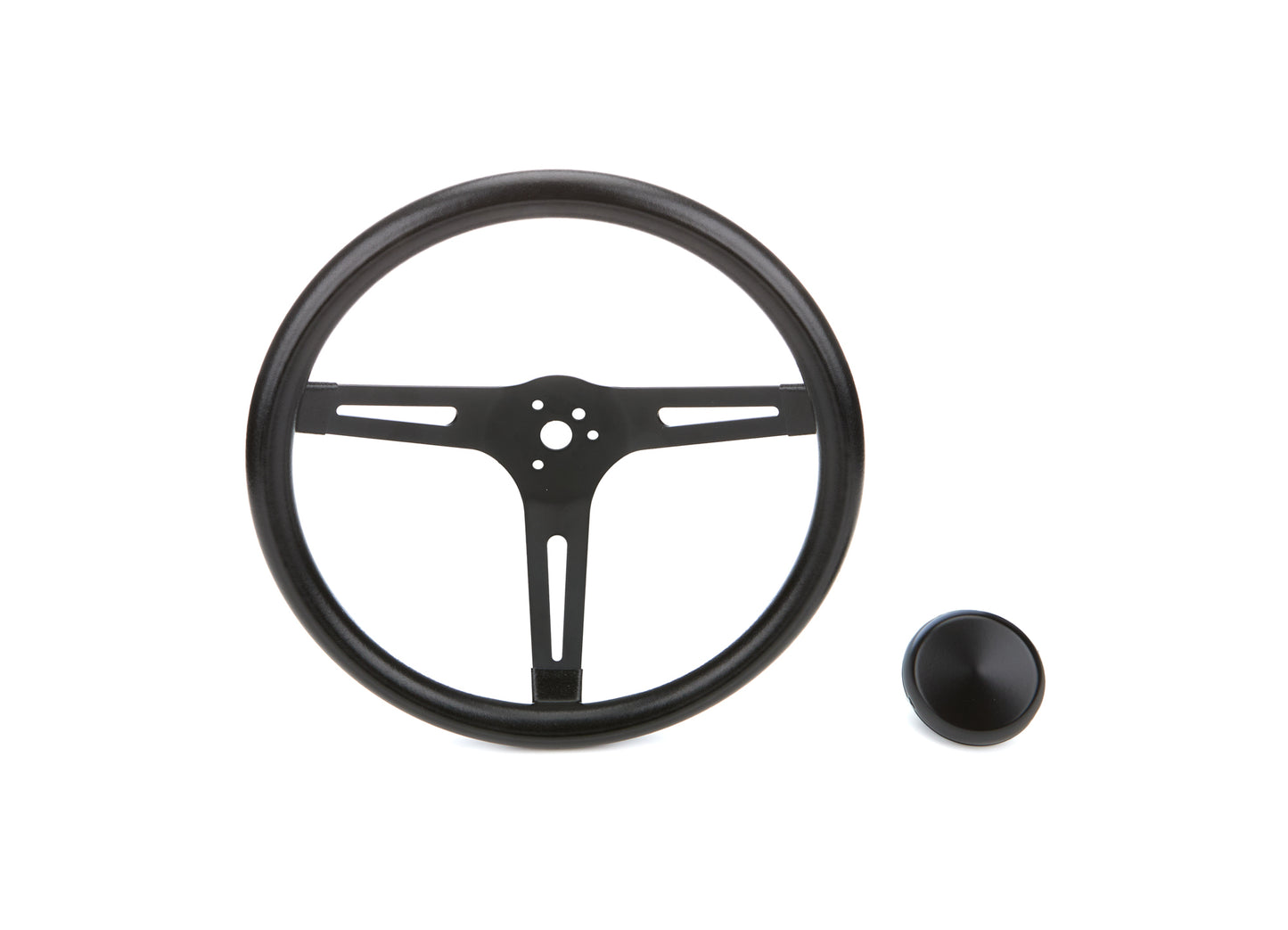 GRANT Classic Series Black Slotted Steering Wheel Steering and Components Steering Wheels and Components main image