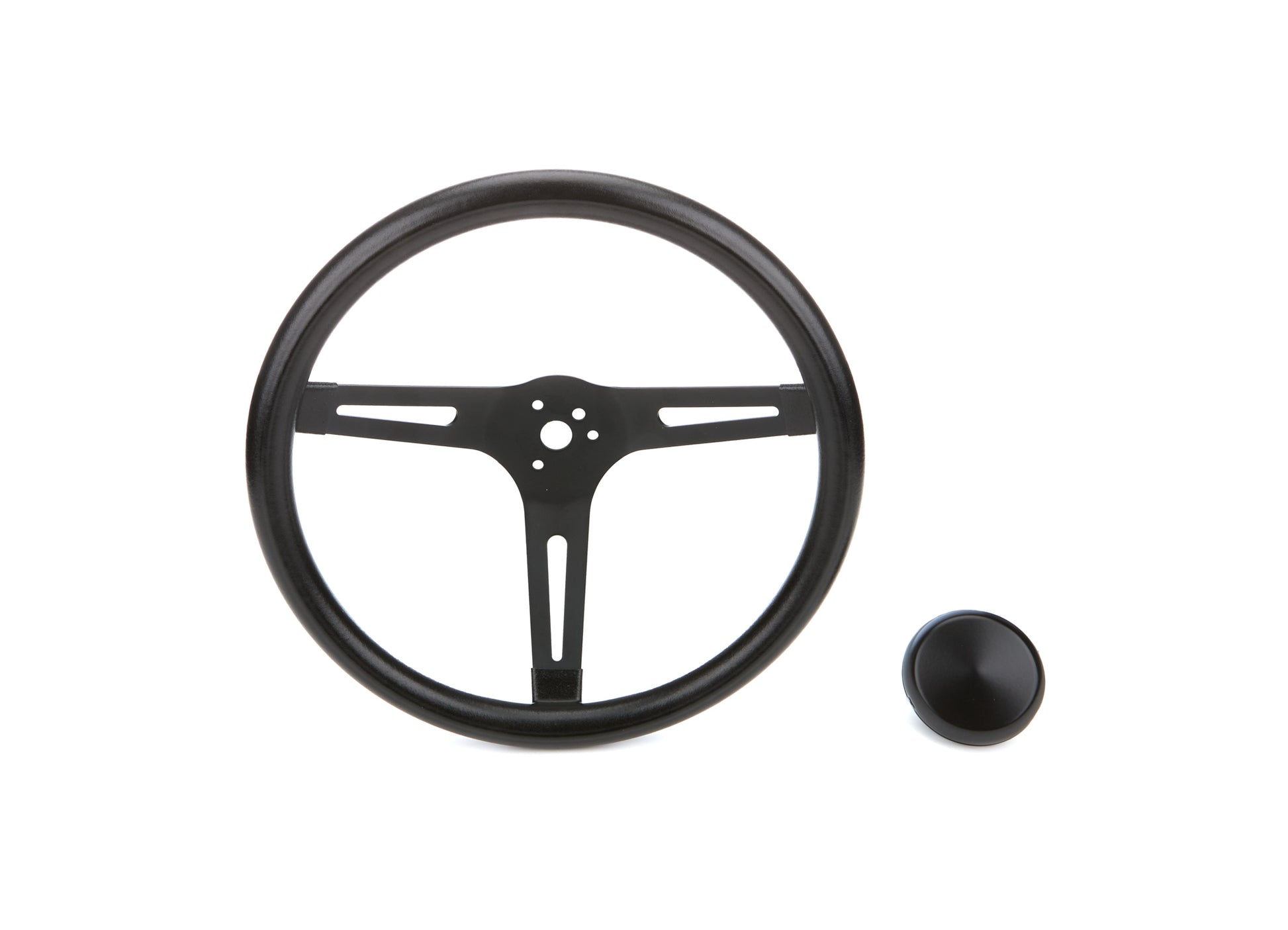 GRANT Classic Series Black Slotted Steering Wheel Steering and Components Steering Wheels and Components main image