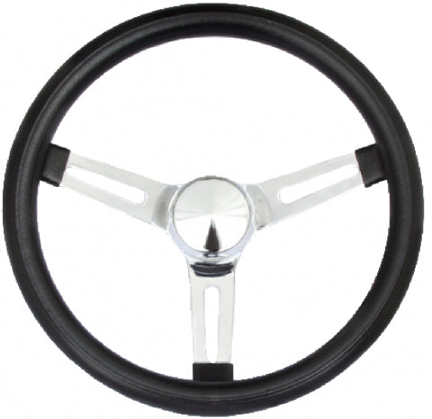 Grant Classic Series Chrome Slotted Steering Wheel Steering Wheels and Components Steering Wheels and Components main image