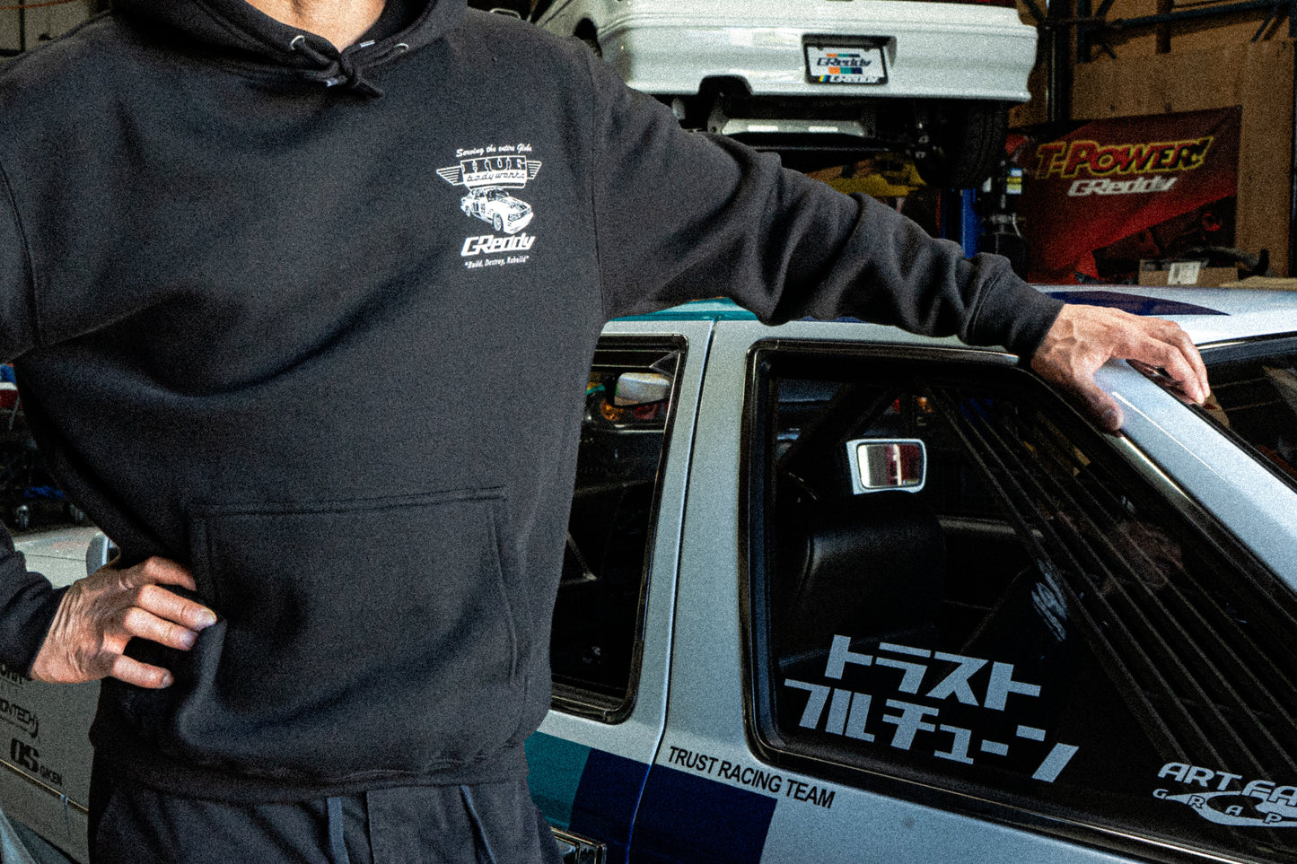 GReddy HUF x GReddy Body Works Pullover Hoodie