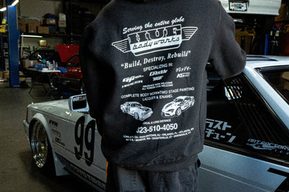 GReddy HUF x GReddy Body Works Pullover Hoodie