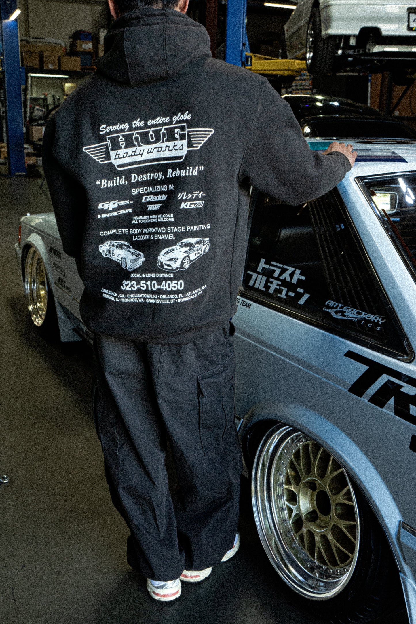 GReddy HUF x GReddy Body Works Pullover Hoodie