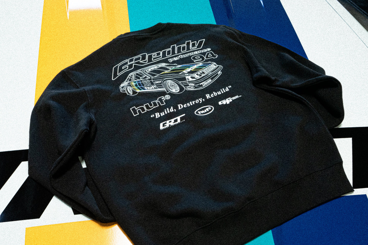 GReddy HUF x GReddy Retro Mod Crewneck Sweatshirt