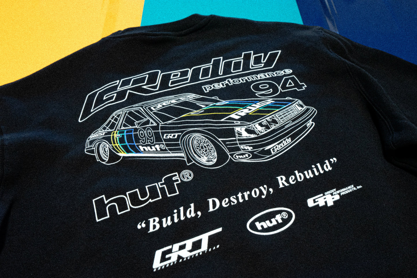 GReddy HUF x GReddy Retro Mod Crewneck Sweatshirt