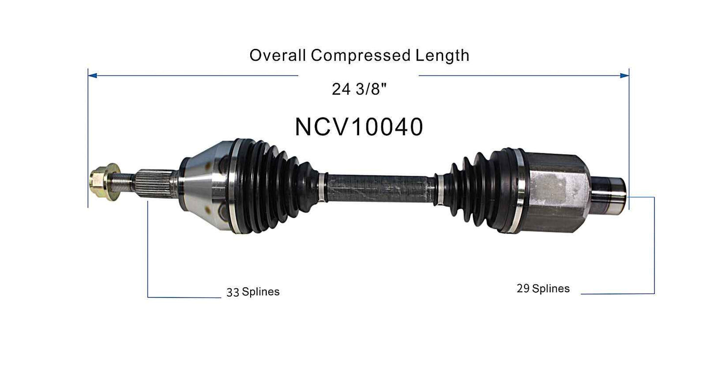 GSP CV Axle Assembly NCV10040 image 6
