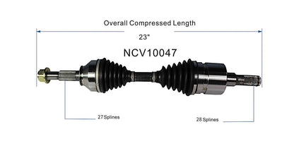 GSP CV Axle Assembly NCV10047 image 6