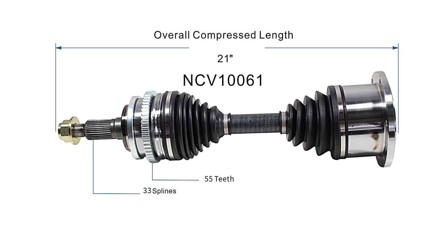 GSP CV Axle Assembly NCV10061 image 6