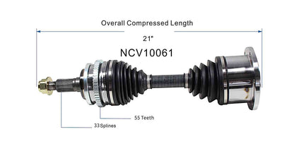 GSP CV Axle Assembly NCV10061 image 6