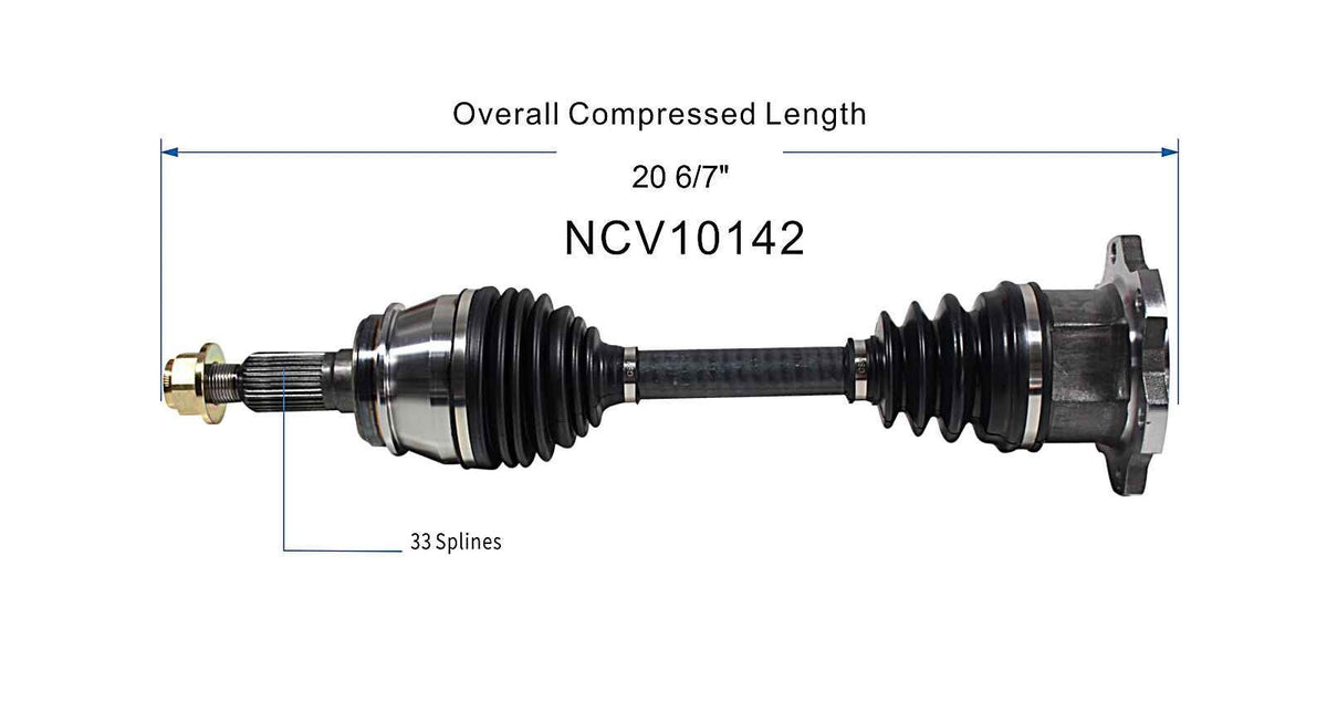 GSP CV Axle Assembly NCV10142 image 6