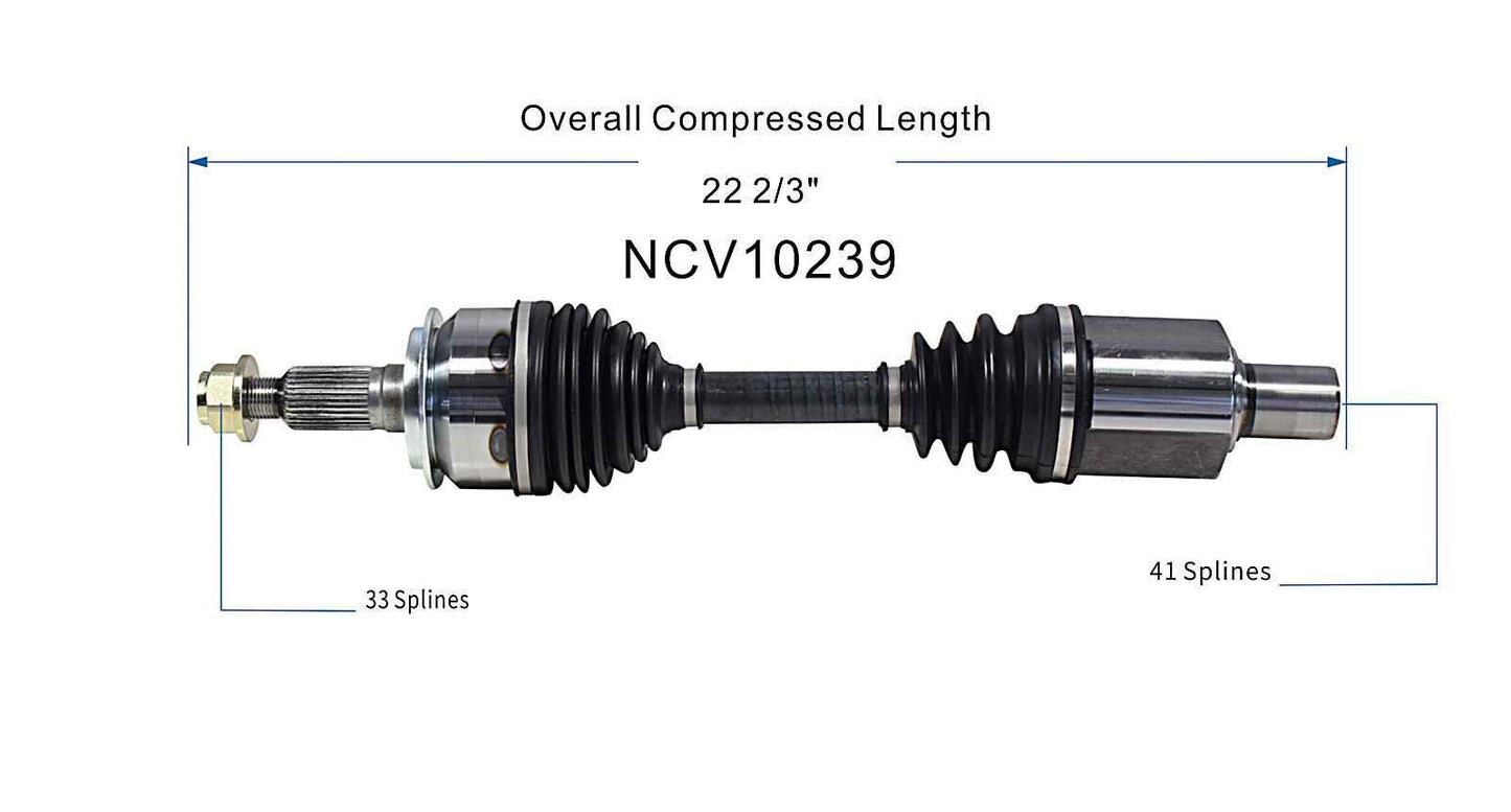 GSP CV Axle Assembly NCV10239 image 6