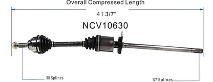 GSP CV Axle Assembly NCV10630