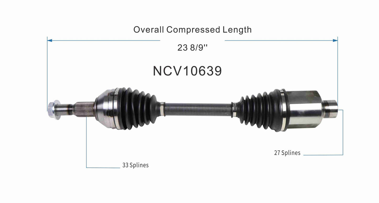 GSP CV Axle Assembly NCV10639 image 6
