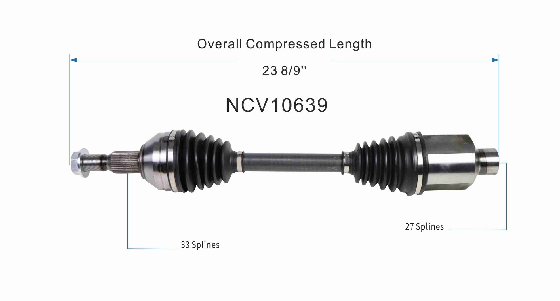 GSP CV Axle Assembly NCV10639 image 6