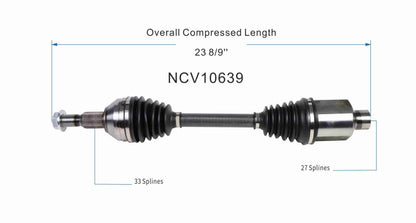 GSP CV Axle Assembly NCV10639 image 6