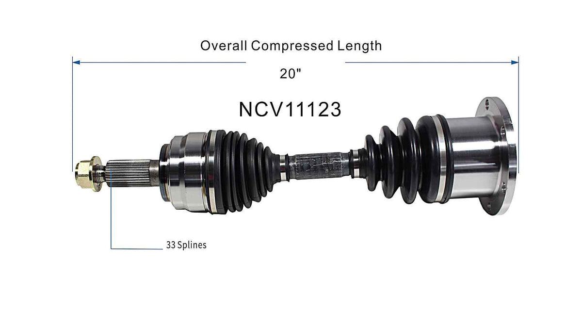 GSP CV Axle Assembly NCV11123 image 6