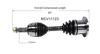 GSP CV Axle Assembly NCV11123 image 6
