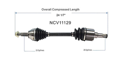GSP CV Axle Assembly NCV11129 image 6