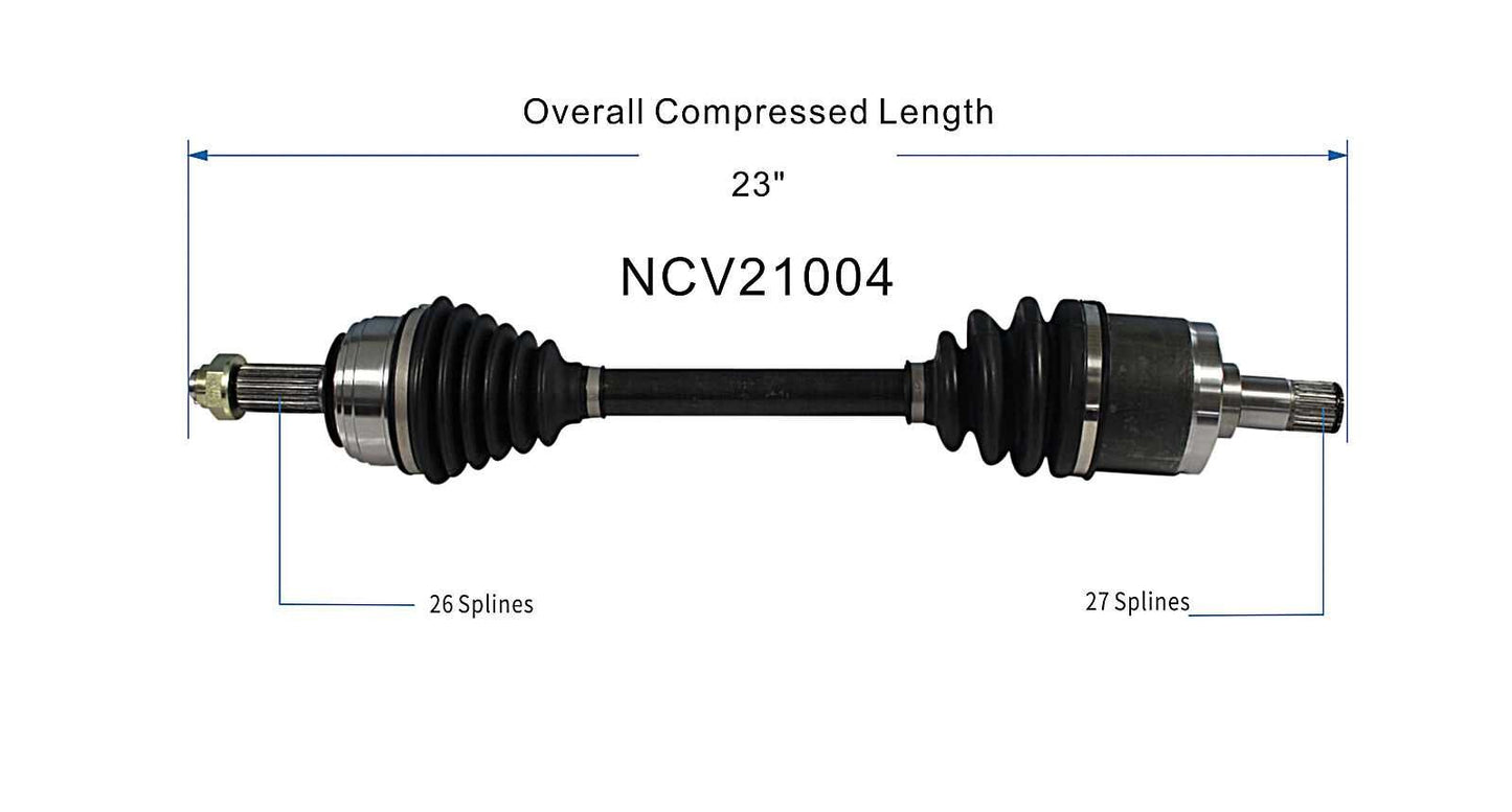 GSP CV Axle Assembly NCV21004 image 6