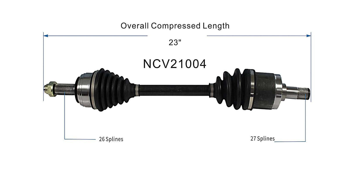 GSP CV Axle Assembly NCV21004 image 6