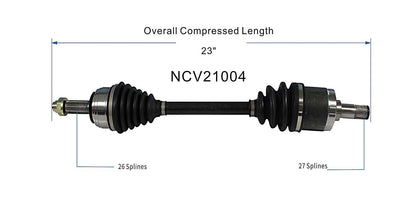 GSP CV Axle Assembly NCV21004 image 6