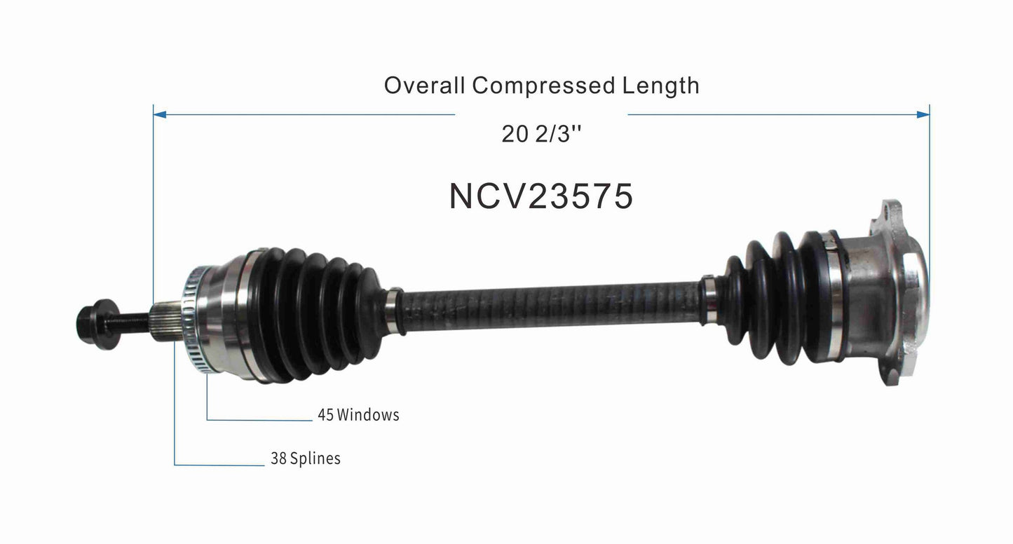 GSP CV Axle Assembly NCV23575 image 6