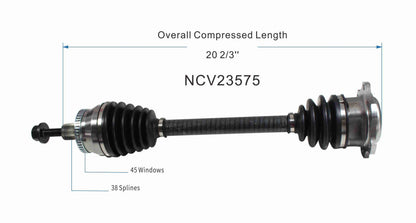 GSP CV Axle Assembly NCV23575 image 6