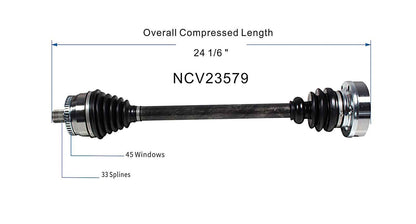 GSP CV Axle Assembly NCV23579 image 6